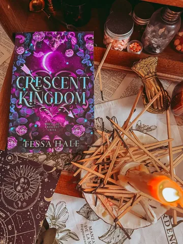 nightc0urt Instagram post about Crescent Kingdom book feature