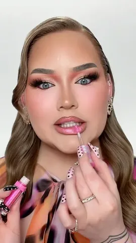 nikkietutorials Instagram post about Duochrome lip product test