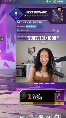 ninjayla Instagram post about Apex Legends personal story