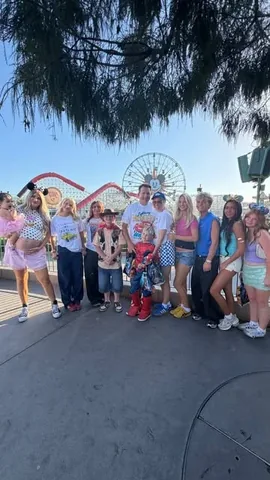 notenoughnelsons Instagram post about Disneyland outing