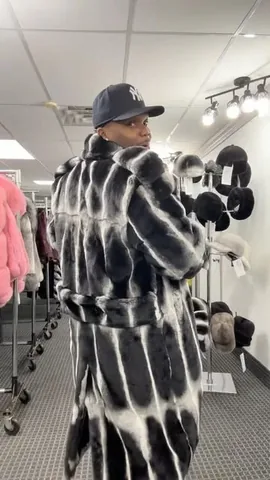 notkarltonbanks Instagram post about Fur shopping experience