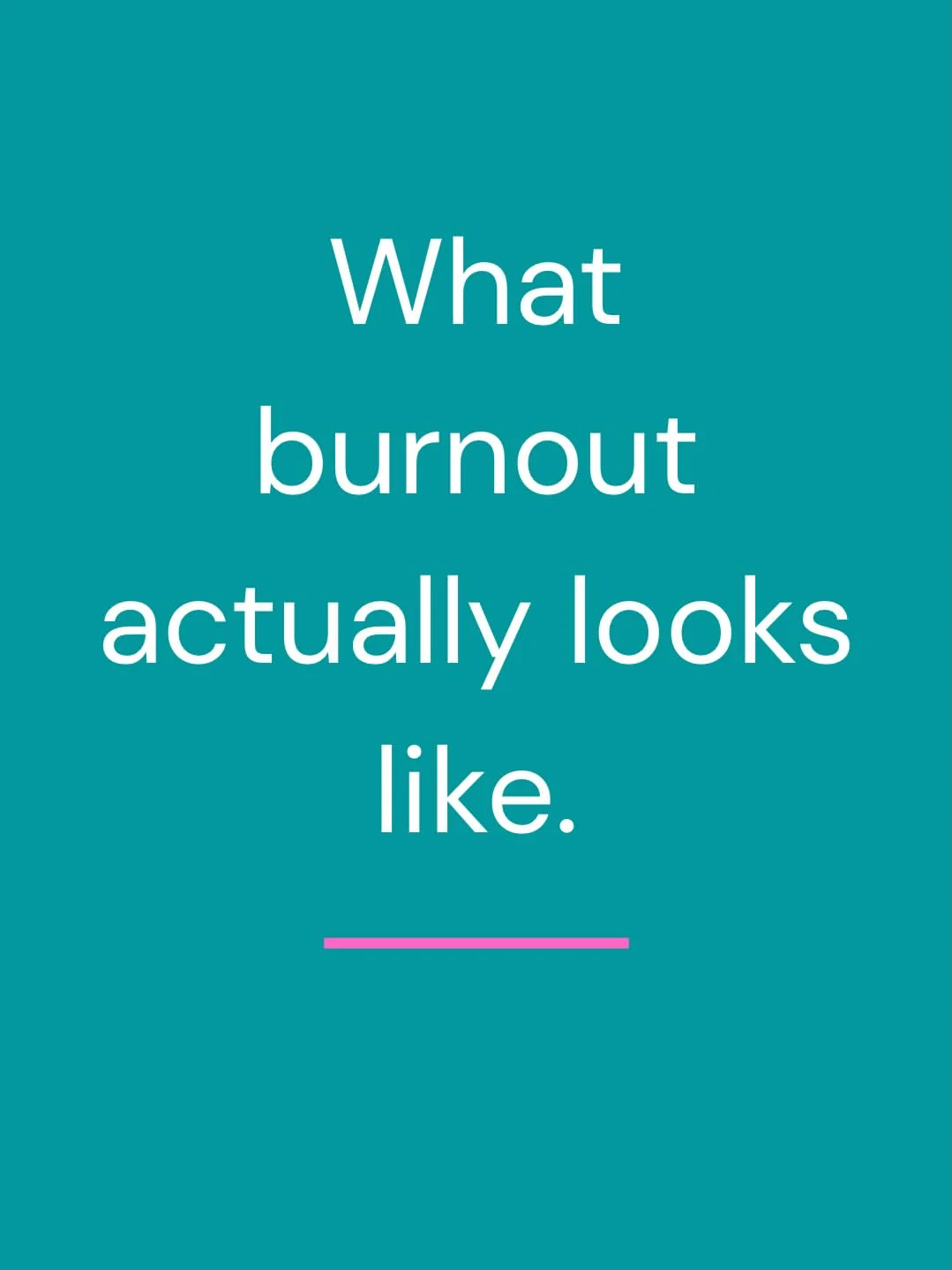 nutricore_health Instagram post about Recognizing burnout