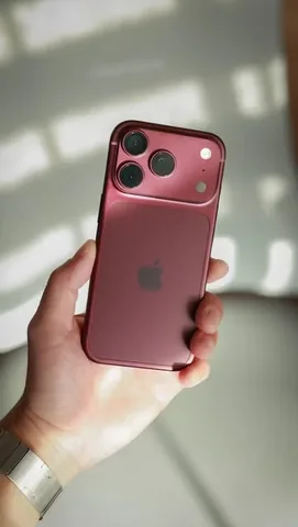 nvzion Instagram post about IPhone 18 Pro Burgundy