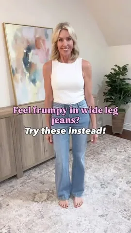 occasionallyjenna Instagram post about Wide leg jeans