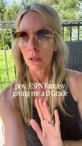 occasionallyjenna Instagram post about Fantasy football draft