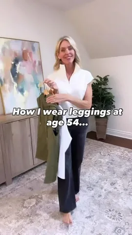 occasionallyjenna Instagram post about Layered leggings outfit