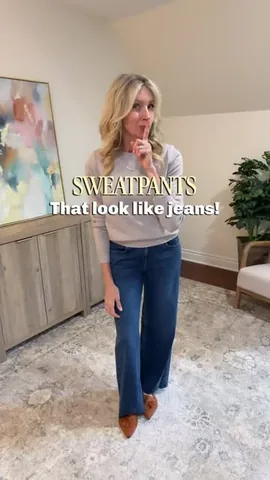 occasionallyjenna Instagram post about Comfortable jeans style pants