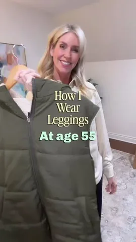 occasionallyjenna Instagram post about Layered leggings outfit