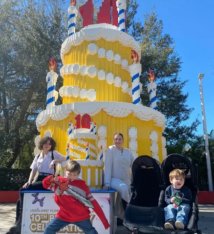 officialkittiesmamayt Instagram post about LEGOLAND Florida visit