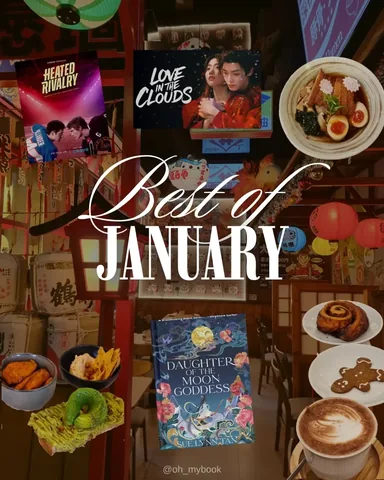 oh_mybook Instagram post about January monthly highlights