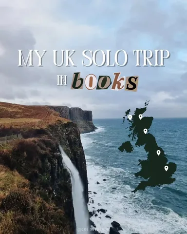 oh_mybook Instagram post about Book themed UK travel recap
