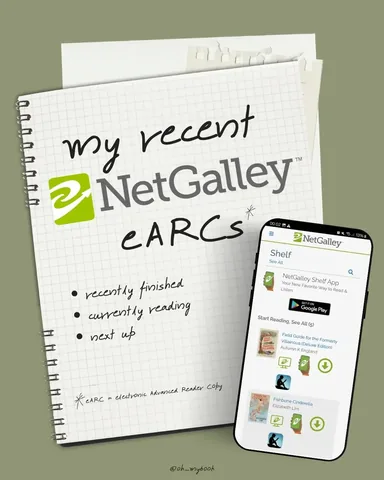 oh_mybook Instagram post about NetGalley and advance reader copies