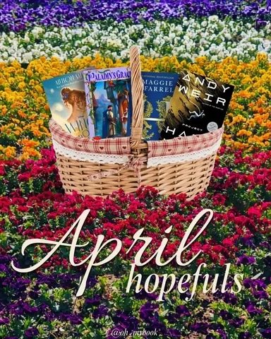 oh_mybook Instagram post about April reading plans