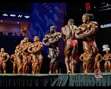 oksanagrishina Instagram post about Mr. Olympia livestream
