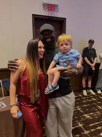 oksanagrishina Instagram post about Fitness event meet and greet