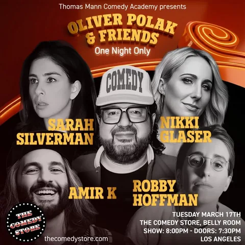 oliverpolakofficial Instagram post about Comedy event