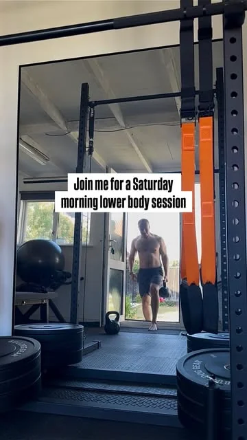 olliethompsonhealth Instagram post about Lower body workout
