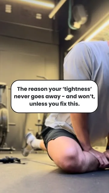 olliethompsonhealth Instagram post about Muscle tightness and mobility