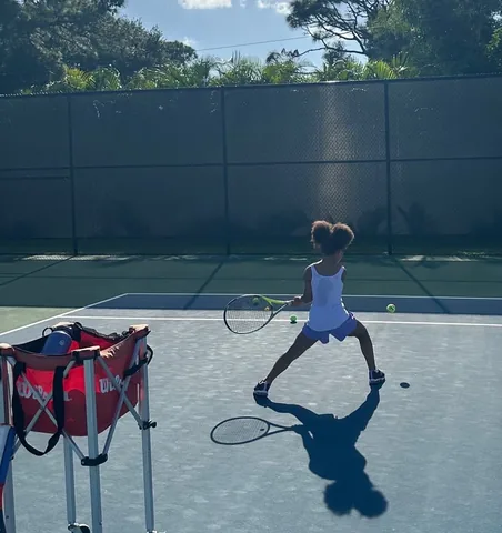 olympiaohanian Instagram post about Family tennis