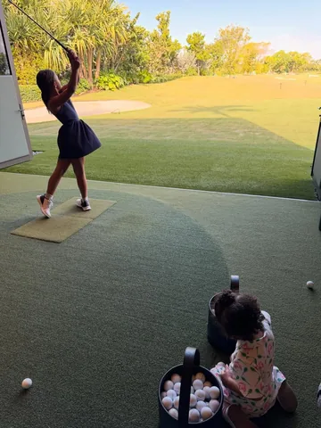 olympiaohanian Instagram post about Golf practice