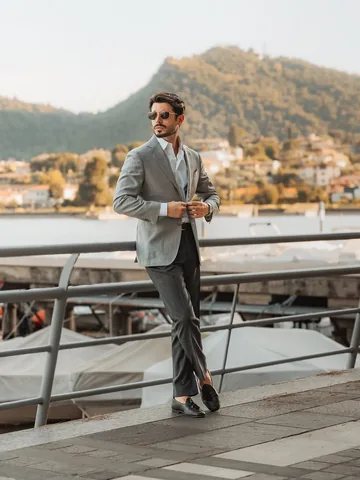 omarspaneshi Instagram post about Grey and charcoal menswear