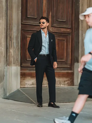 omarspaneshi Instagram post about Seersucker summer suit