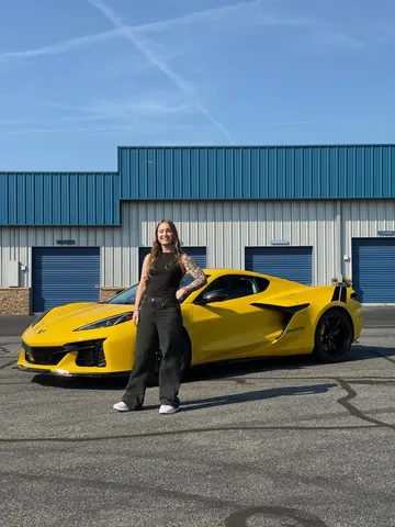 omgitsfirefoxx Instagram post about Corvette Grand Sport track experience