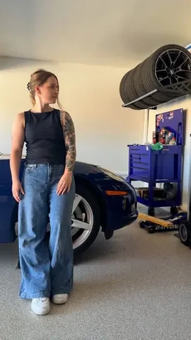 omgitsfirefoxx Instagram post about C6 Corvette maintenance