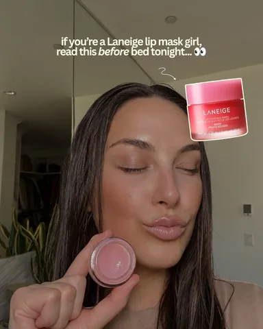 organicbunny Instagram post about Lip mask product critique