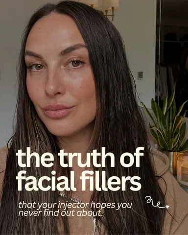 organicbunny Instagram post about Cosmetic filler criticism