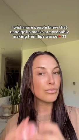 organicbunny Instagram post about Lip mask product critique