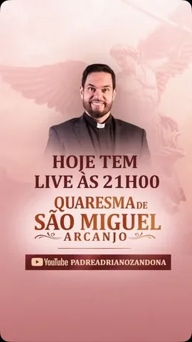 padreadrianozandona Instagram post about Live de oração