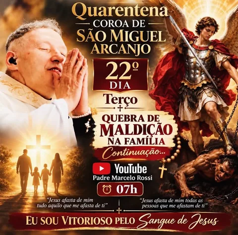 padremarcelorossi Instagram post about Oração e devoção