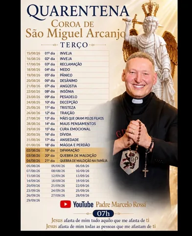 padremarcelorossi Instagram post about Oração e devoção