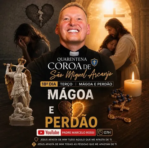 padremarcelorossi Instagram post about Oração e devoção
