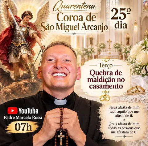 padremarcelorossi Instagram post about Oração e transmissão religiosa