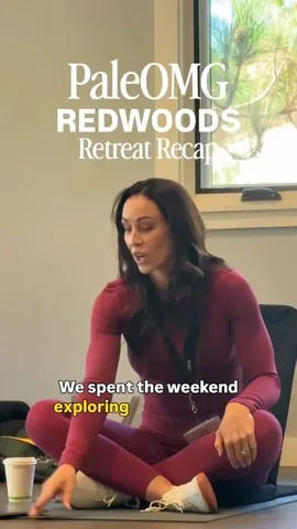 paleomg Instagram post about Redwoods retreat recap