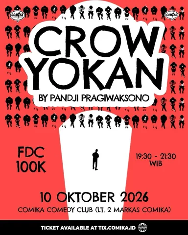 pandji.pragiwaksono Instagram post about Pertunjukan komedi Crowyokan