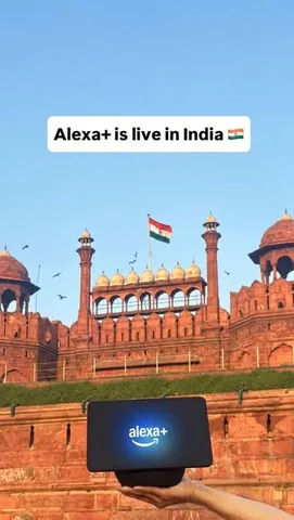 panospanay Instagram post about Alexa+ launch in India