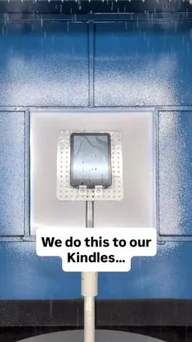 panospanay Instagram post about Kindle durability testing