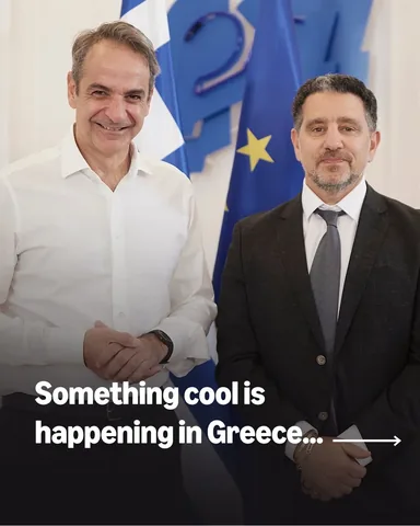 panospanay Instagram post about AWS infrastructure in Greece