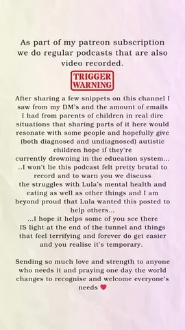 parttimeworkingmummy Instagram post about Patreon podcast