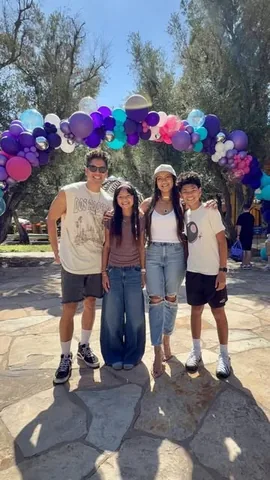 partyof4sometimes2 Instagram post about Forgotten Island film