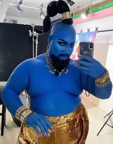 patrickstarrr Instagram post about Halloween makeup inspiration