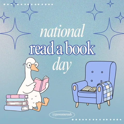 pawsomereads Instagram post about Reading celebration