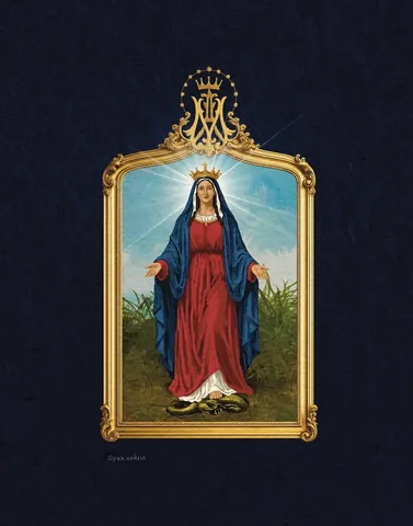 pax.valerie Instagram post about Marian prayer