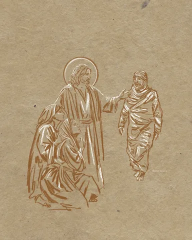 pax.valerie Instagram post about Raising of Lazarus