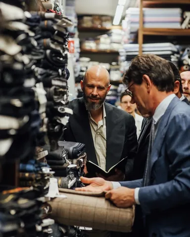 permanentstylelondon Instagram post about Cesare Attolini craftsmanship