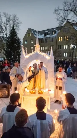 petecsc Instagram post about St. Olaf Ice Chapel