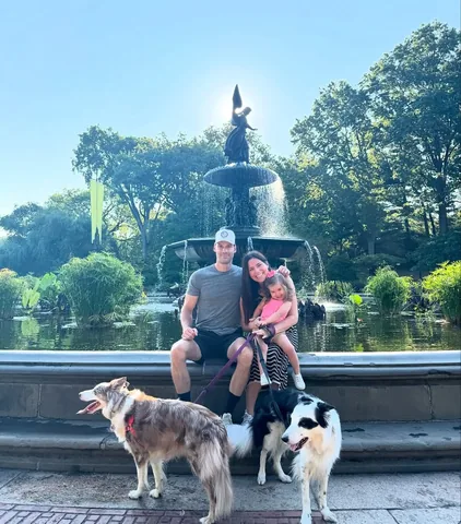 pharrellandrosie Instagram post about Family outing in Central Park